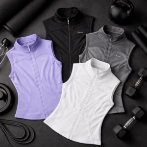 T-shirts Chaleco Zip-up