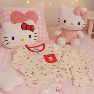 Pijama 2 piezas rojo hello kitty